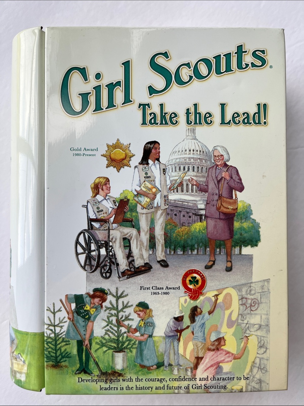 Vintage Girl Scouts Take the Lead! Tin